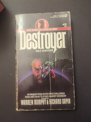The Destroyer #72 : Sole Survivor - by Warren Murphy - 1988 paperback 1st Print