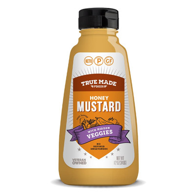True Made Foods Honey Mustard Sauce Low Sugar 12 Ounce Pack of 1