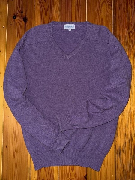 Women James Meade Sweater Lilac Wool 40 / L / 48