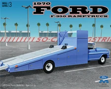 Moebius 2588 1970 Ford F-350 Ramp Truck 1/25 model kit