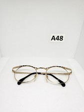 Vintage Womens Cazal Semi-Rimless Eyeglass Frames