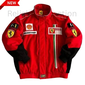 F1 Veste de course Vintage de l'équipe Ferrari