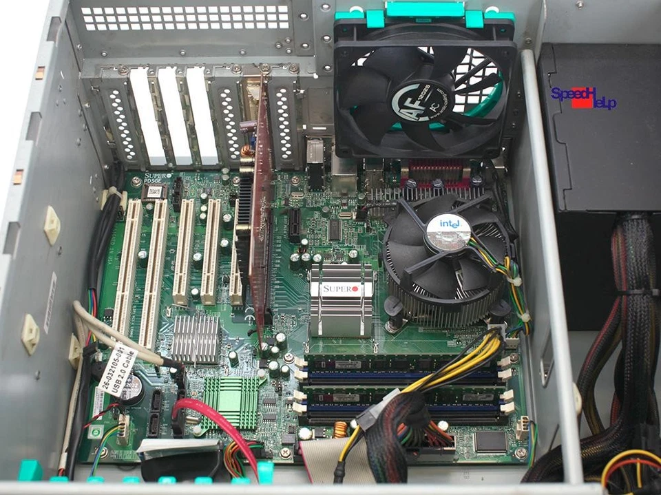 Supermicro Pdsge PDSG4 Workstation Computer PC Pentium D Parallelo Porta Windos - Immagine 4 di 4