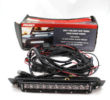 Rigid Sr-series Pro 10 Flood Led Lightbar With 2017 Polaris Rzr Mount Rigid Sr-series Pro 10 Flood Led Lightbar With 2017 Polaris Rzr Mount