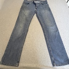 Levi  s 559 Men  s Jeans 34x32 Relaxed Straight Leg Medium Wash Blue Denim