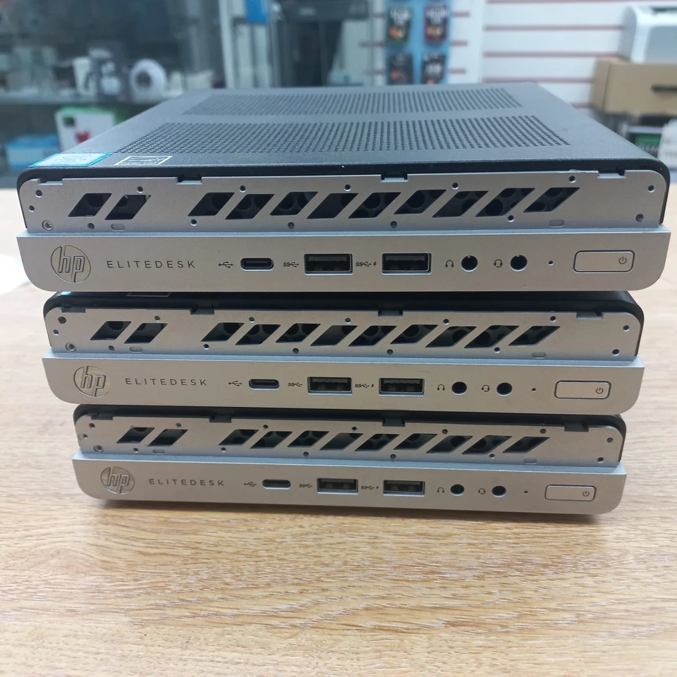 HP EliteDesk 800 G4 65W DM Mini PC i5 8500 8GB RAM 240GB SSD Windows 11  NO PSU - Image 2 of 4