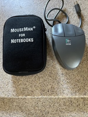 LOGITECH MOUSEMAN FOR NOTEBOOKS PS2 SERIAL LZB72663278 & Case