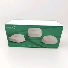 Amazon eero 7 Dual-Band Mesh Wi-Fi 7 System 3-Pack , Up to 2.5Gbps, 6,000 sq.ft