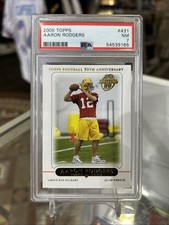 2005 Topps #431 Aaron Rodgers Rookie Card RC PSA 7 Near Mint Green Bay Packers!!