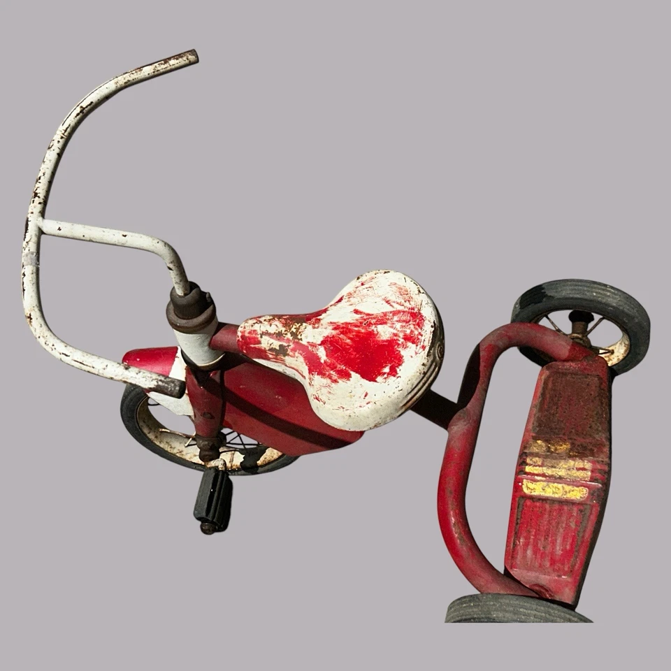 Neumáticos antiguos Garton para niños triciclo de metal Step-Up/Whitewall años 50-60 ¡L@@K! Foto 3 de 4