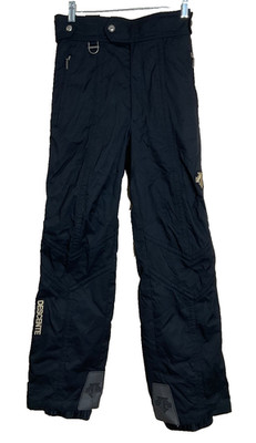 Descente Men s Full Side Zip Skiing/Snowboarding Insulated Pants Size 32 Black