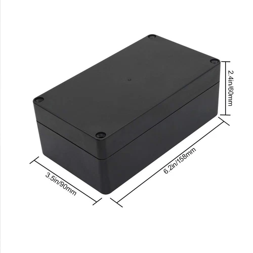LeMotech Project Box ABS Plastic Junction IP65 6.2x 3.5x 2.4, 1 pack - Image 4 of 4