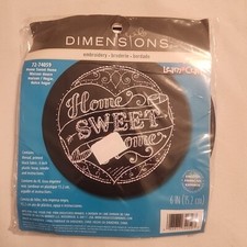 Dimensions Learn a Craft EMBROIDERY HOME SWEET HOME 72-74059 NOS NEW SEALED