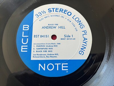 米LP Andrew Hill Black Fire (- Van Gelder) BST84151 BLUE NOTE /00260 ANDREW HILL~BLACK FIRE LP (1964) ORIG BLUE NOTE 84151 STEREO