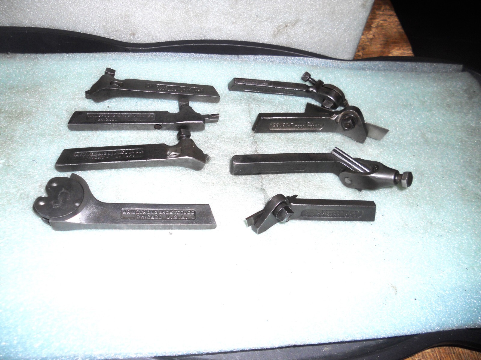 Set of (8) Armstrong Tool Holders from 9" South Bend; 9"10" Atlas and
