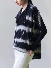 Raw Earth Wild Sky Flame Junction Cowl Neck Sweatshirt Small