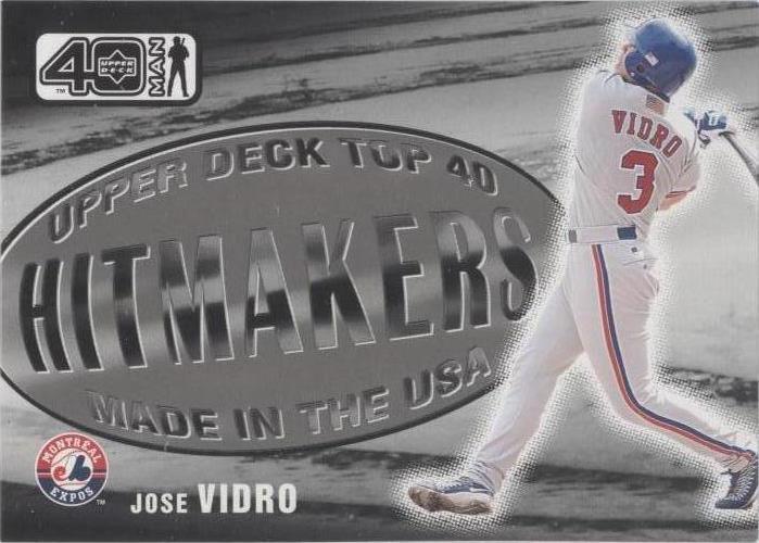 2002 Upper Deck 40 Man - Jose Vidro #1061 - 1 of 1
