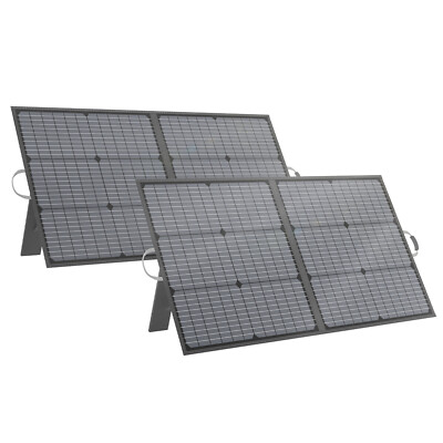 2 Pack 110W Solar Panel for EcoFlow DELTA 3 Plus 1024Wh Portable Power Station