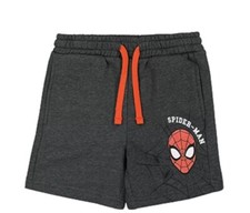 New TU Spider-Man Toddler Boys Grey Sweat Shorts Age 18-24 Months