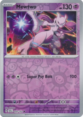 Mewtwo Basic Pokemon Card