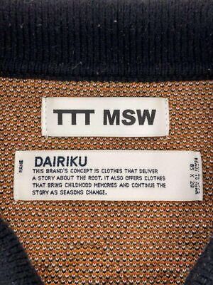 TTTMSW others x DAIRIKU 23ss Ska Zip Up Knit Polo Jacket M TTTMSW others x DAIRIKU 23ss Ska Zip Up Knit Polo Jacket M