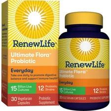 Renew Life Everyday Adult Probiotic Capsules, 15 Billion, 30 Ct..