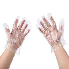 Disposable Plastic Gloves FDA Compliant Large Cleaning Food Service PE Gloves