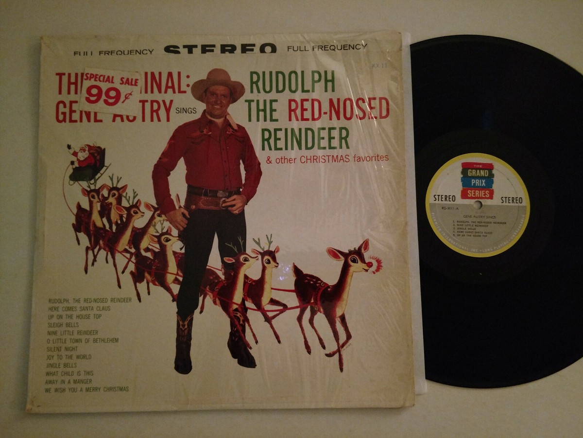 GENE AUTRY LP RUDOLPH THE RED NOSED REINDEER 1962 GRAND PRIX KS-11