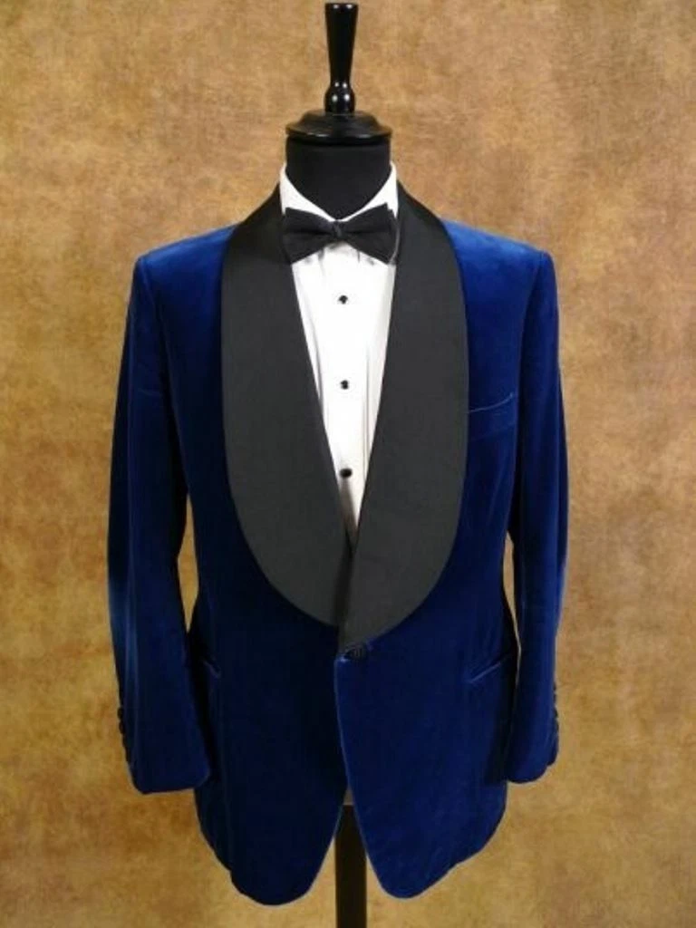 Shawl collar smoking clearance jacket