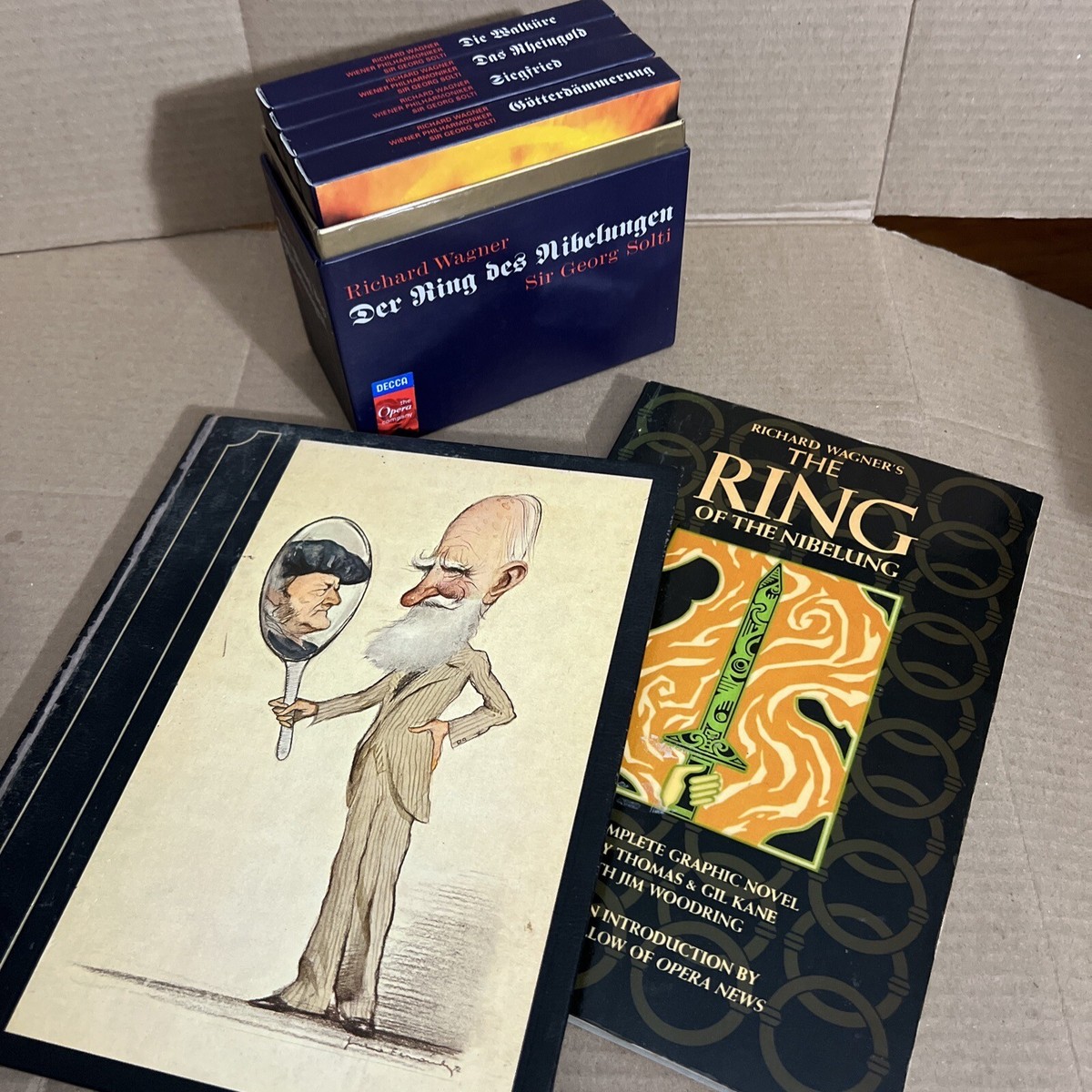 未開封RichardWagner Der Ring des Nibelungen Wagner, Der Ring des Nibelungen (1997, 14 CD Discs, Decca) -No Lid
