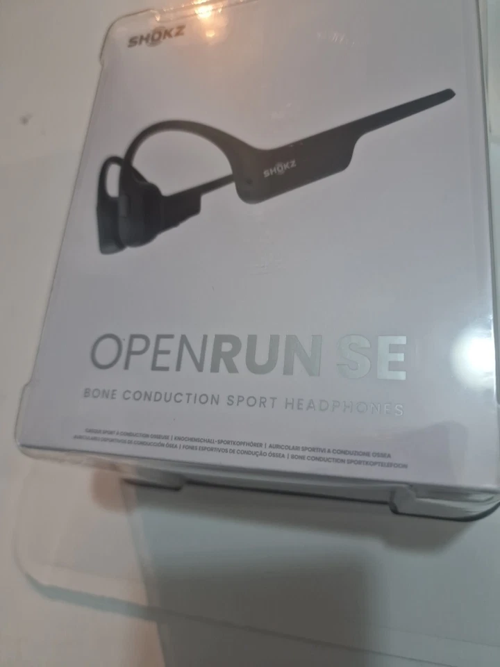 Shokz OpenRun SE Wireless Bluetooth Bone Conduction Sport Headphones Comet Grey - Image 2 of 4