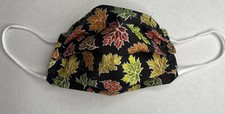 Fall Face Mask Adult Size LEAVES Print LIMITED STOCK