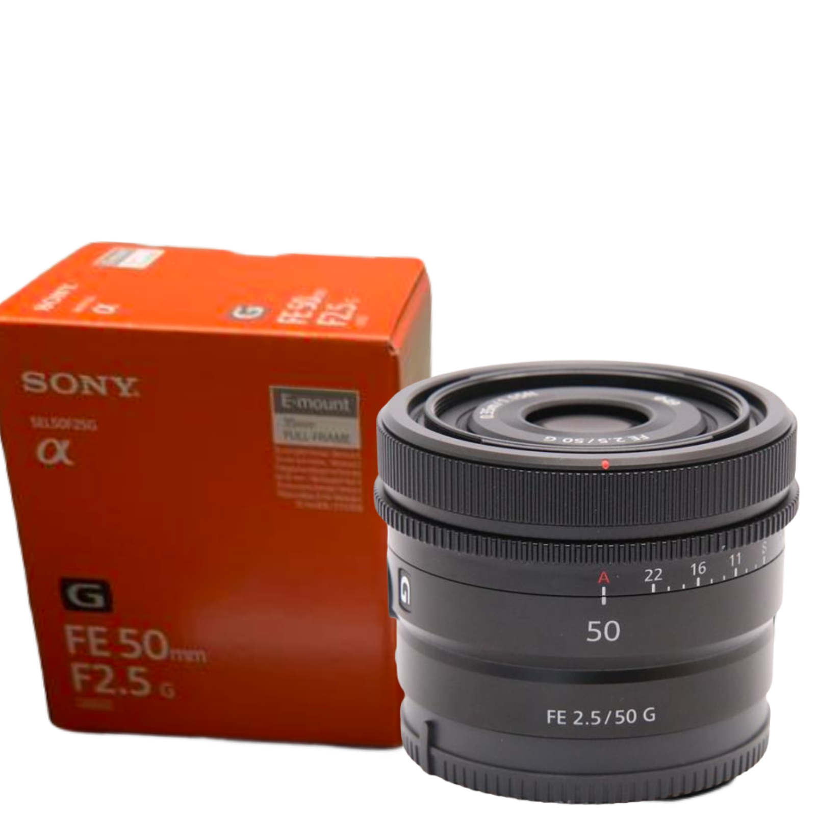 Objectif Sony FE 50 mm f/2.5 G (SEL50F25G)