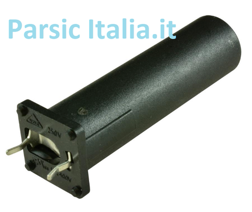 0031.3804 Fuse Holder FAC 5x20mm/6,3x32mm w/o Cap, 250VAC 10A SCHUR ( = 10PEZZI) - Imagen 2 de 5