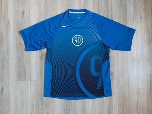 Nike T90 Jersey Size L Vintage Blue 