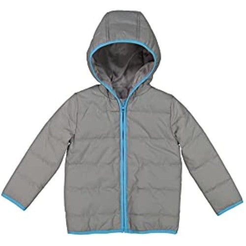 Andy and Evan Little Boy's 3 in 1 Peek Through Jacket (Striped Grey, 5) - Picture 3 of 4