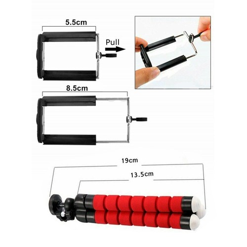 Octopus Tripod Stand Flexible Adjustable Phone Holder for iPhone Camera Bracket - Picture 23 of 25