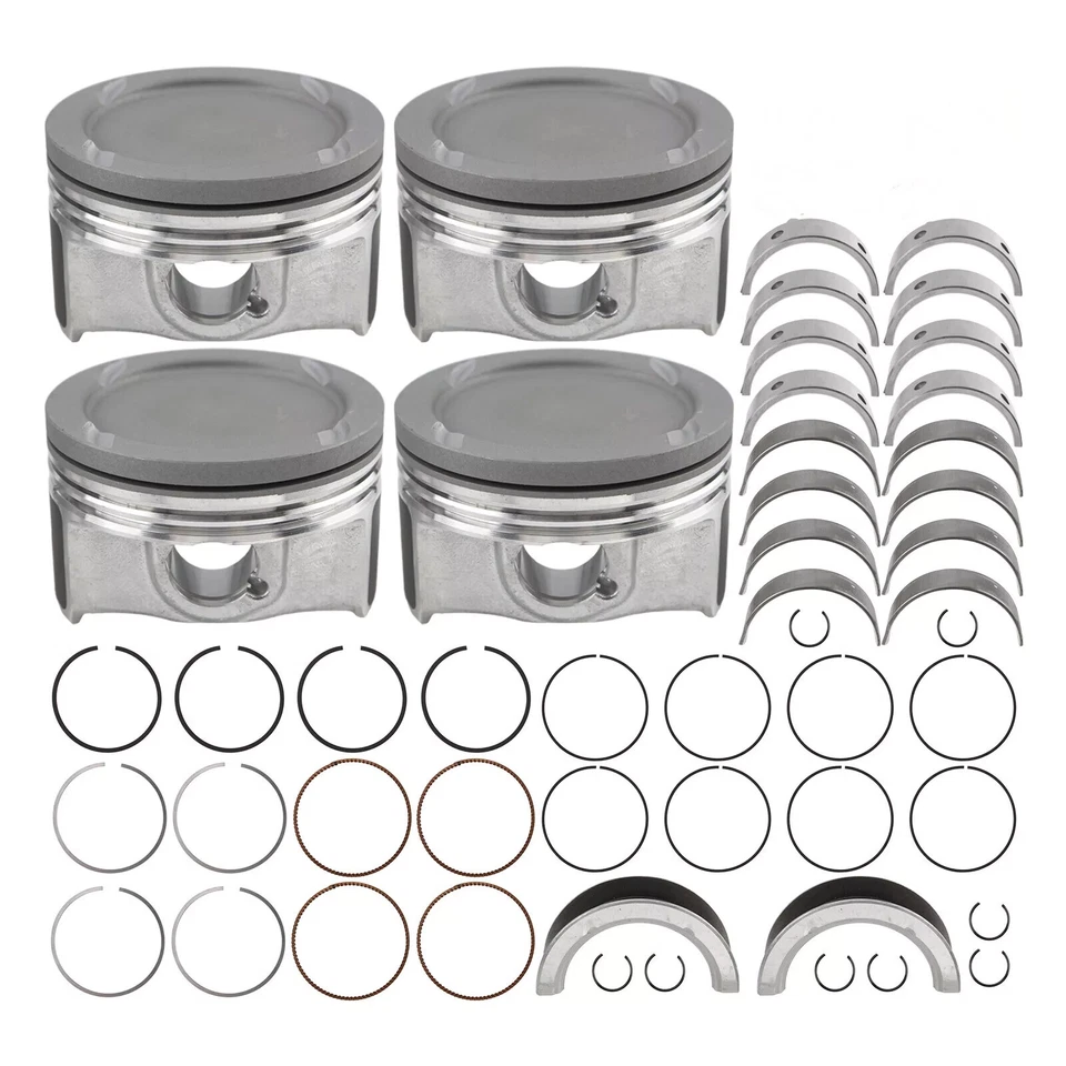 Main Rod Bearing Piston Rings For Buick Verano Chevrolet Impala GMC Terrain 2.4L - Image 3 of 4
