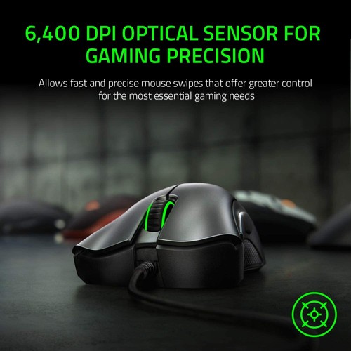 Razer DeathAdder Essential Gaming-Maus mit optischem 6.400-DPI-Sensor NS - Bild 4 von 16