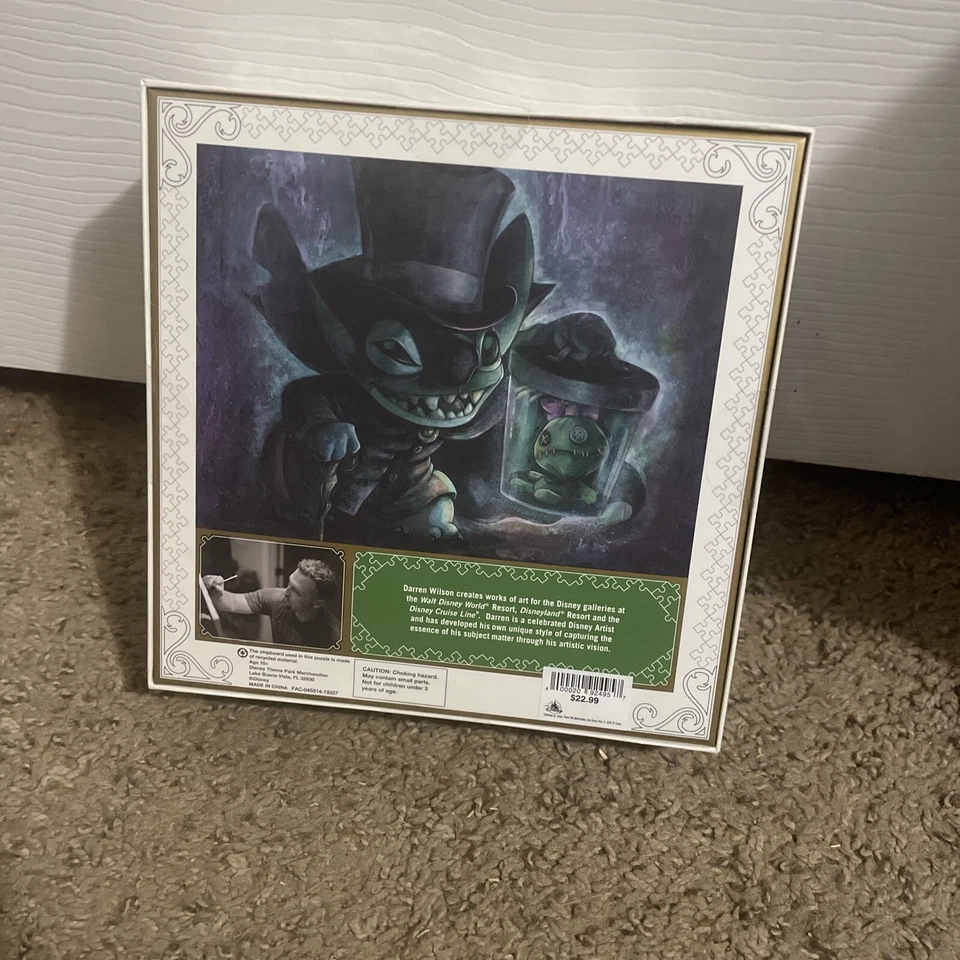 New Disney Signature 50th Anniversary Haunted Mansion Stitch Hatbox Ghost Puzzle - Image 2 of 2