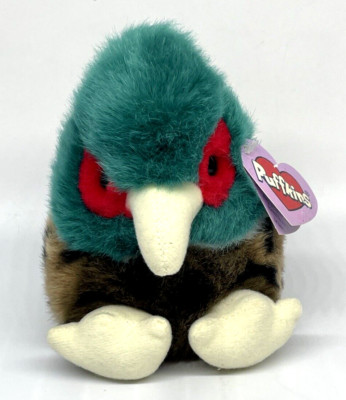 Puffkins AUTUMN Ring Necked Pheasant Plush Swibco Vintage 1999 with Tags