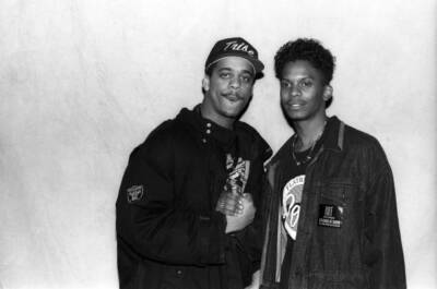 Rappers Candyman and Special Ed appear at the 1st Annual Hip-Hop - Old Photo