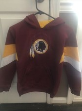 NFL Team Washington Commanders Redskins Hoodie Sweatshirt - Youth Medium 10-12 