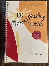 80 Morning Meeting Ideas for Grades 3-6 - Spiral-bound by Carol Davis - VeryGood