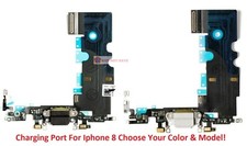 USB Charging port Flex MIc microphone Connector Replacement part for Iphone 8
