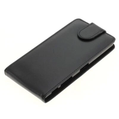 OTB TASCHE (KUNSTLEDER) FÜR SONY XPERIA X PERFORMANCE FLIPCASE SCHWARZ - Bild 1 von 3