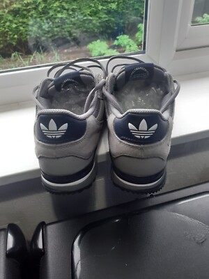 adidas zx 750 grey/blue uk size 8 | eBay