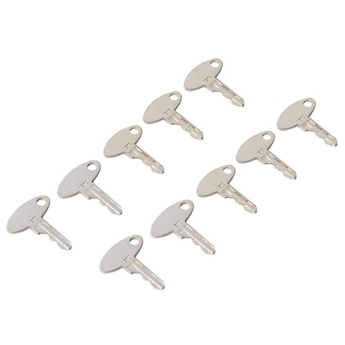 Ignition Keys #1570 For Ford Shibaura Terramite Yushin Tractor Equipment 10pcs - Picture 3 of 8