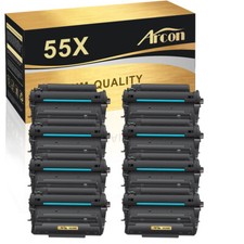 8PK CE255X 55X Toner Cartridge for HP LaserJet P3015 P3015d P3015dn P3015n 3016