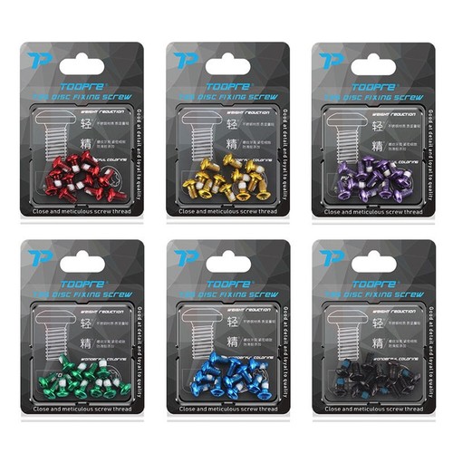 FSFY 5 Pièces Moto M8x30mm Boulons Douille Disque De Frein Rotor Vis